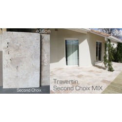 Travertin OPUS 4 second choix MIX 12mm